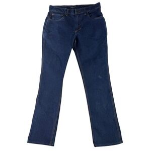 Origin Maine Jeans Men 34x34 Dark Wash Blue Legit Fit Straight Made in USA Denim